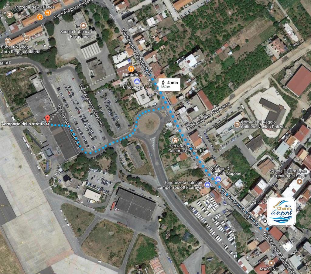 Bed and Breakfast Charm Airport Reggio Calabria Exterior foto